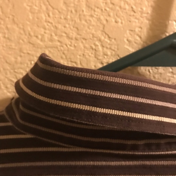 ❤️ Mens size XL brown button down long sleeve shirt in great condition - Picture 11 of 11